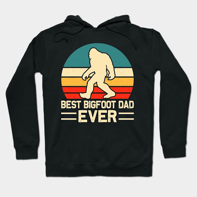 Best Bigfoot Dad Ever Sasquatch Father's Day Hoodie by Teewyld